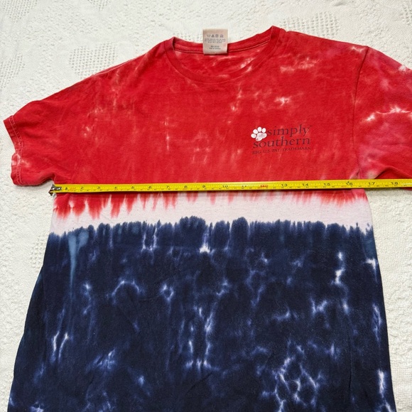 Simply Southern Tie Dye Graphic Tee (S) - Picture 7 of 7